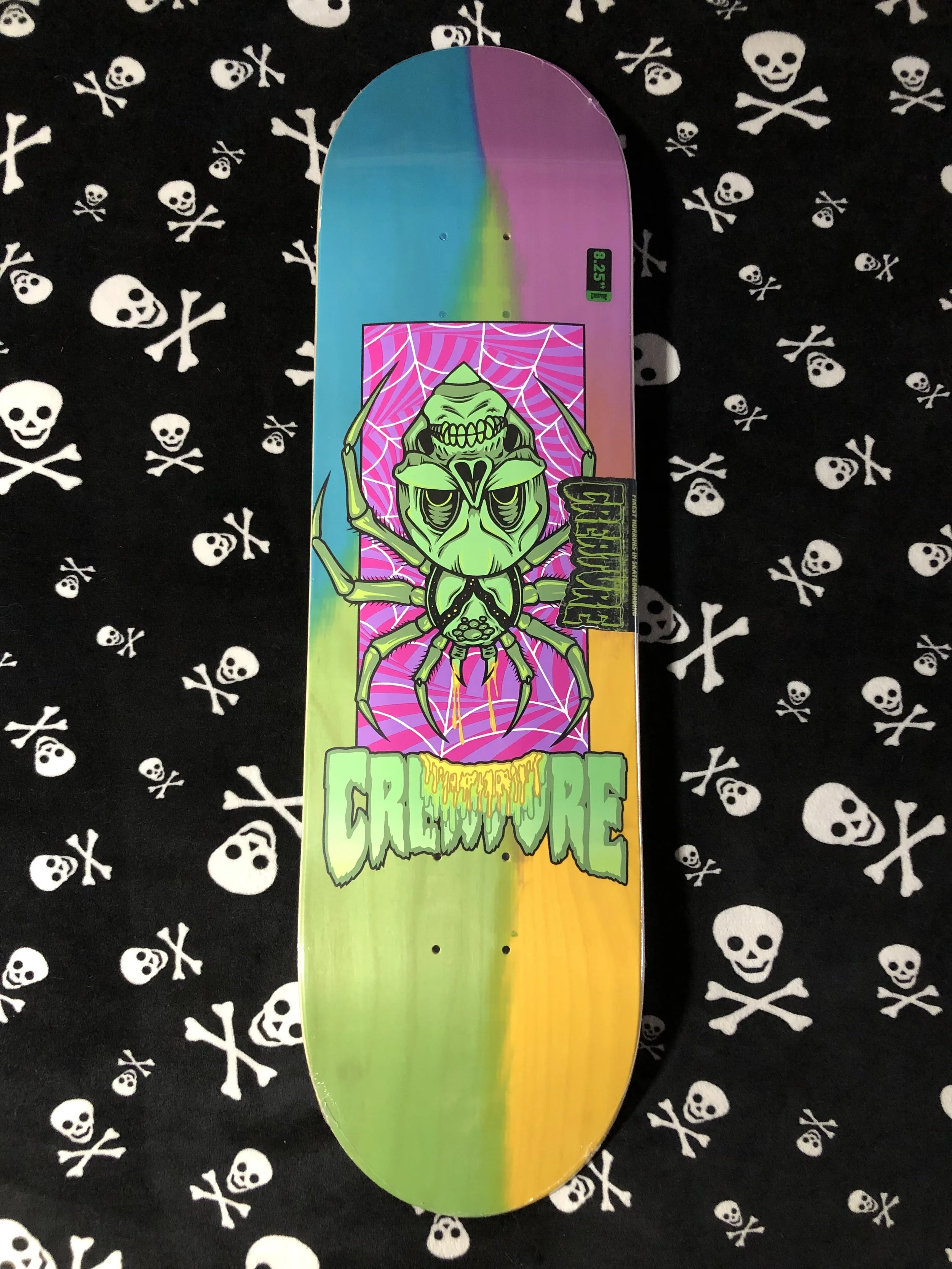 CREATURE STUBBS LARGE CREATURE SKATEBOARD DECK — DEATHGEAR